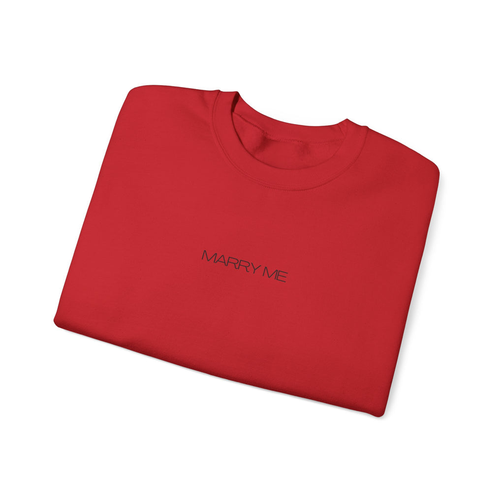 Marry Me sweatshirt | Proposal Script Text Crewneck