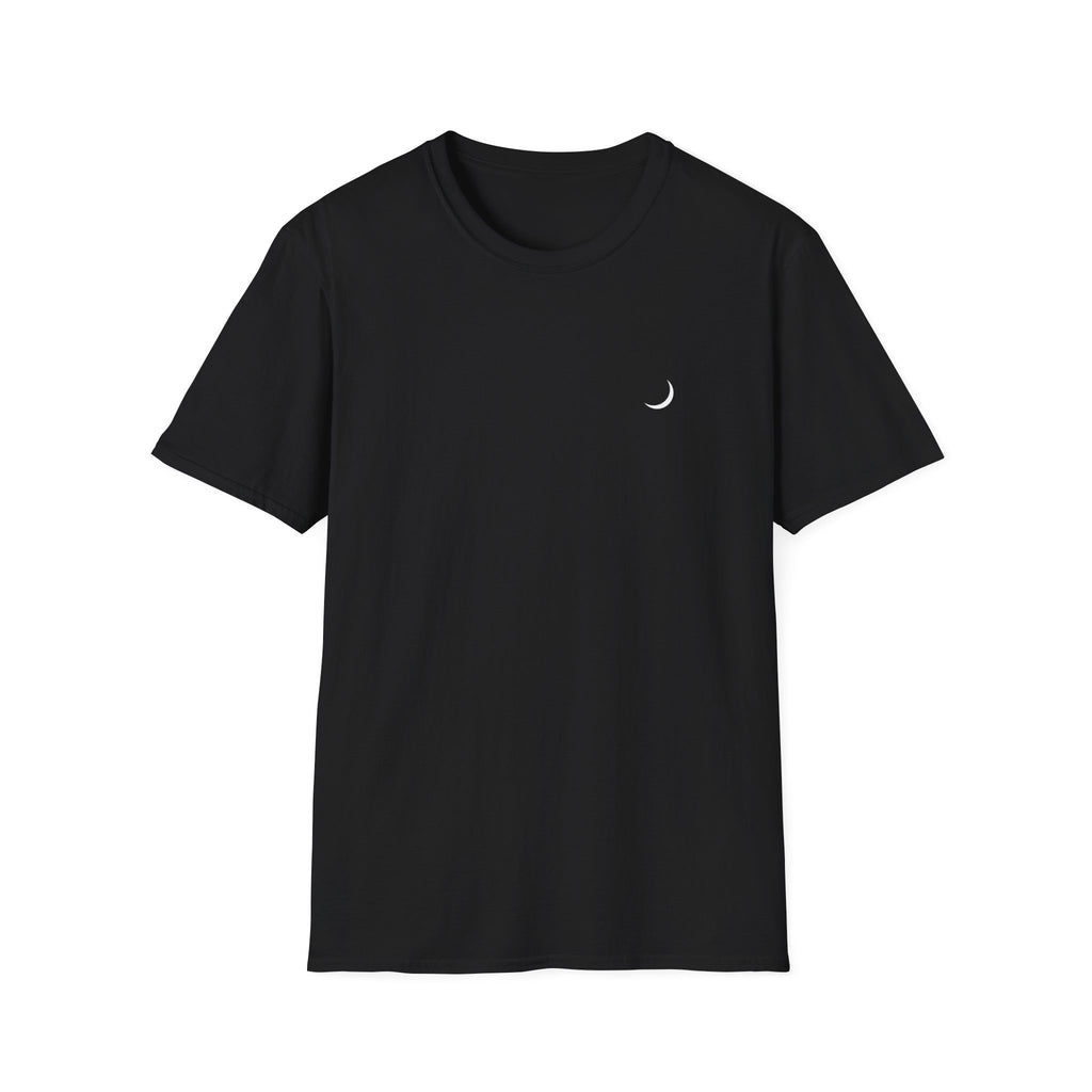 Crescent Moon T-Shirt — Minimal Night Sky Tee