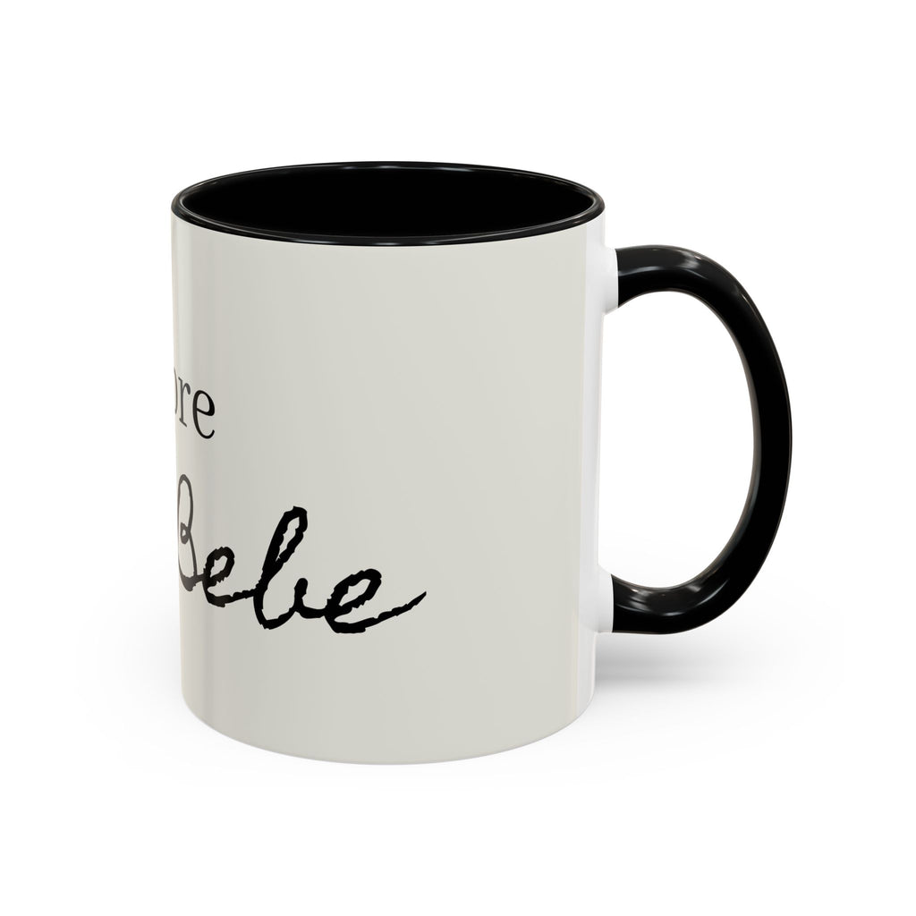 Siempre Mi Bebé Accent Coffee Mug – Spanish Love Quote Ceramic Coffee Cup