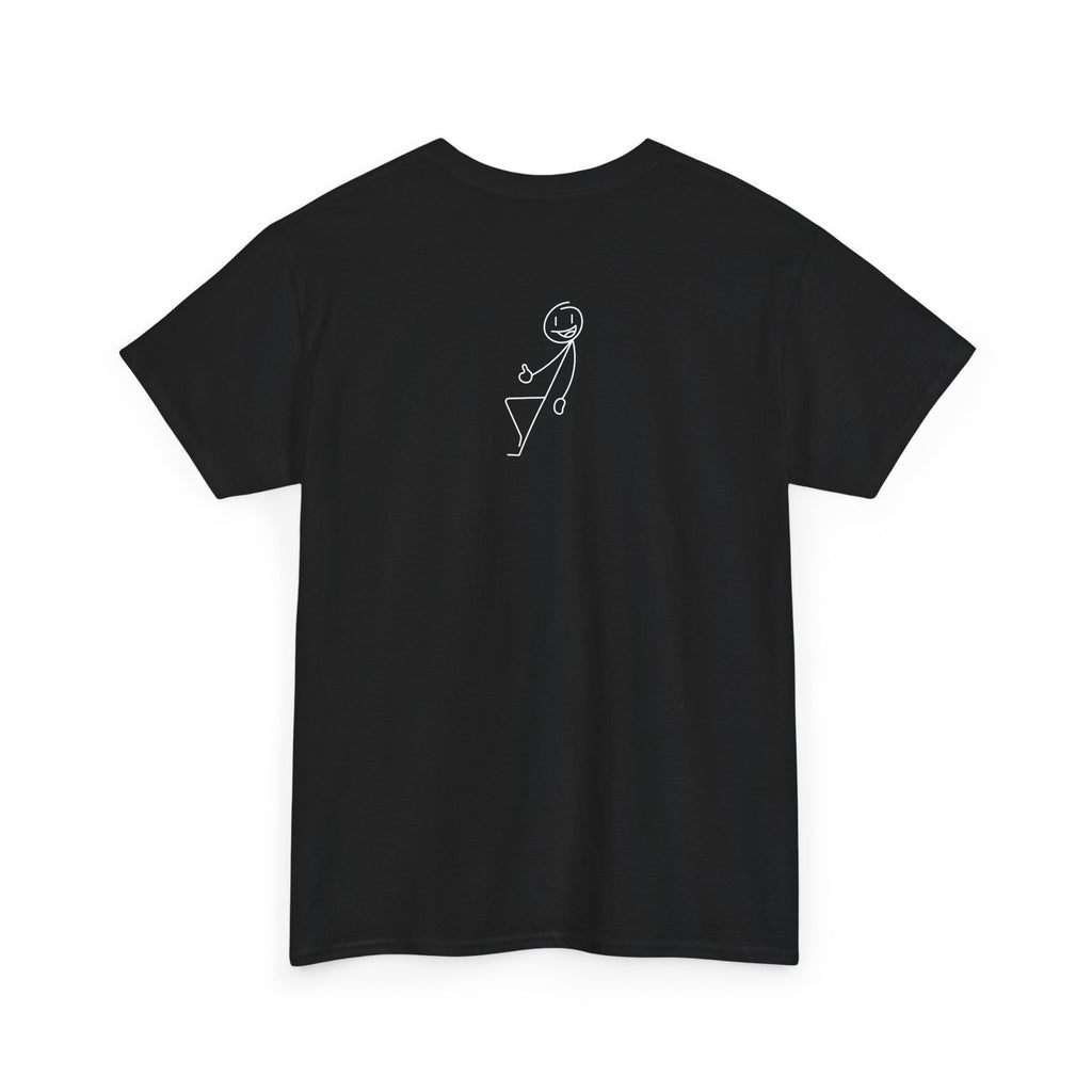 T‑Shirt — “Aligned, even at 9%” Minimal Inspirational Graphic Tee