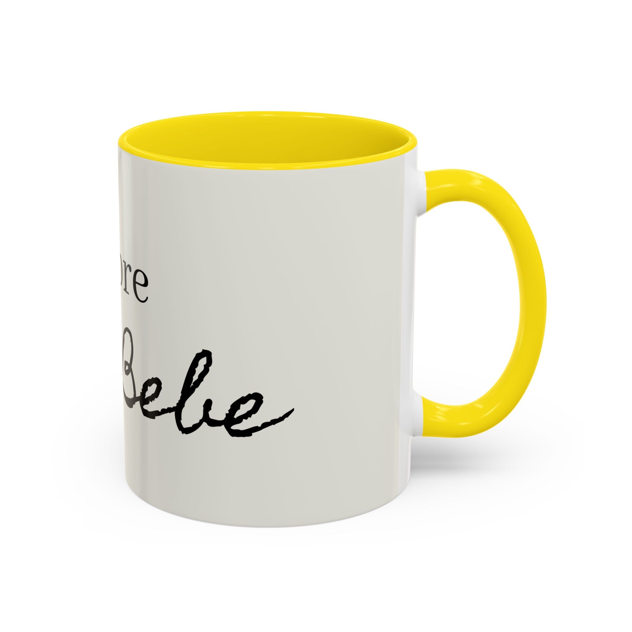 Siempre Mi Bebé Accent Coffee Mug – Spanish Love Quote Ceramic Coffee Cup
