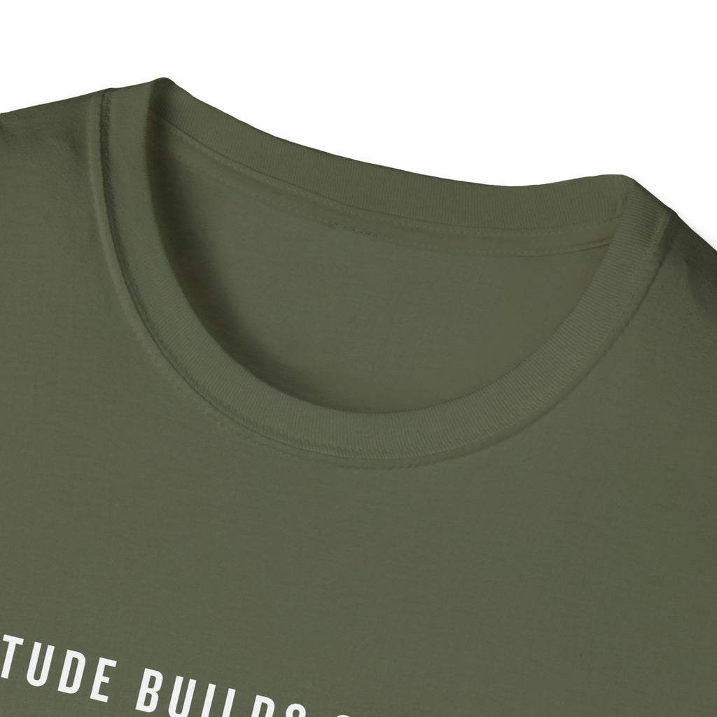 T-Shirt — "Solitude Builds Strength" Minimalist Motivational Tee