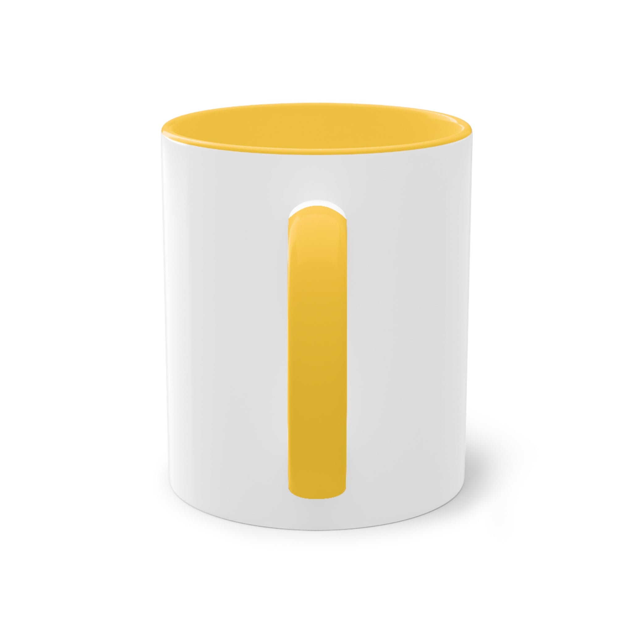 Talk To Me! Two-Tone Coffee Mug – 11oz Bold Typography Conversation Starter