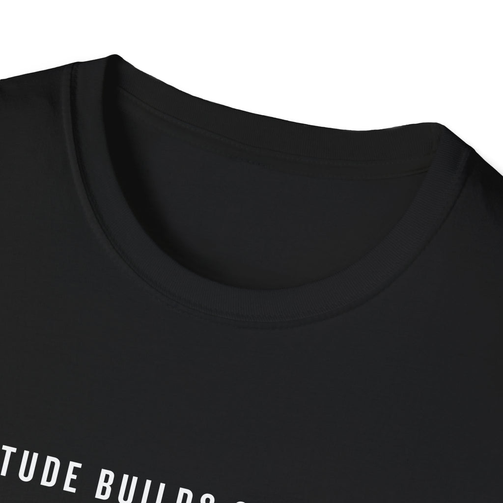 T-Shirt — "Solitude Builds Strength" Minimalist Motivational Tee