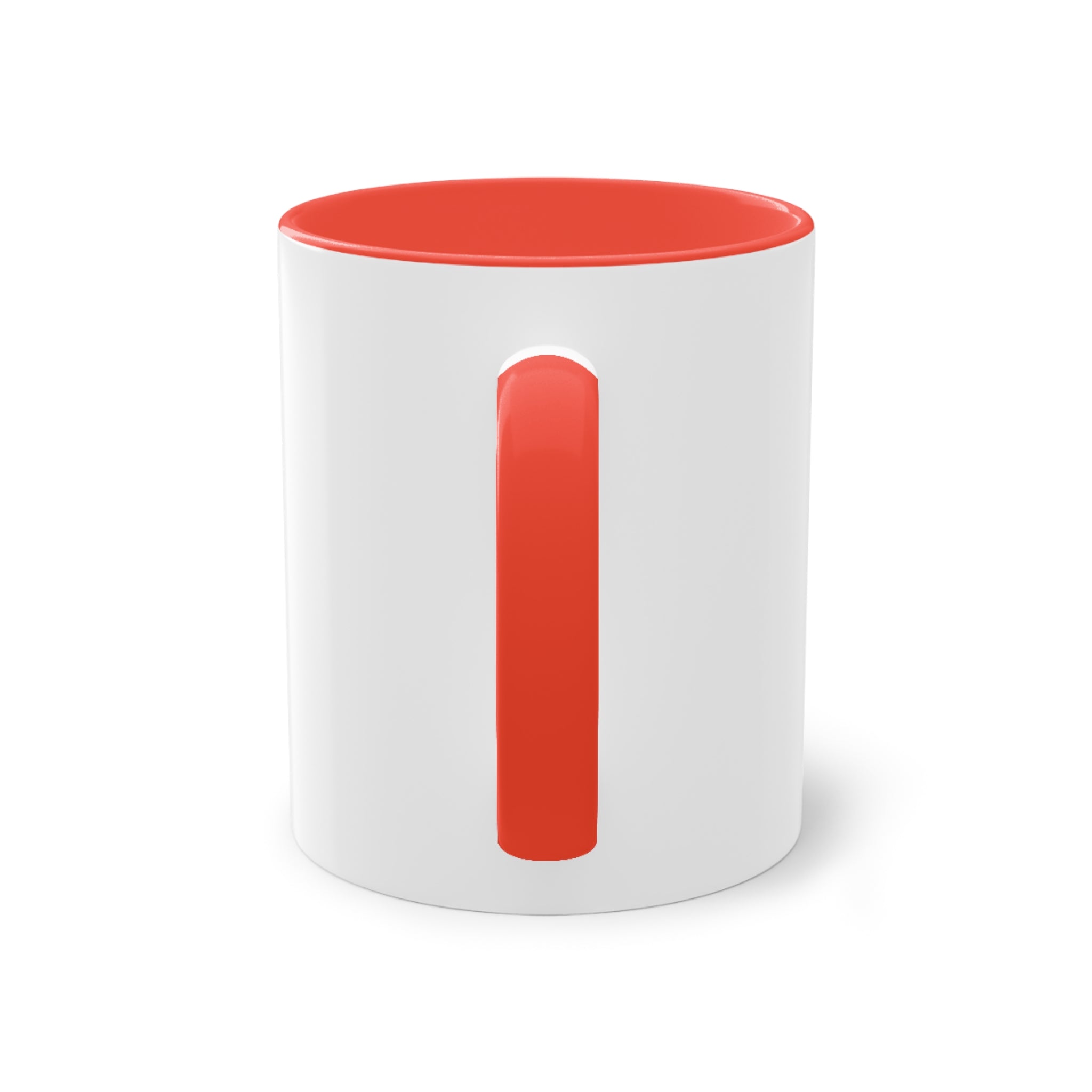 Talk To Me! Two-Tone Coffee Mug – 11oz Bold Typography Conversation Starter