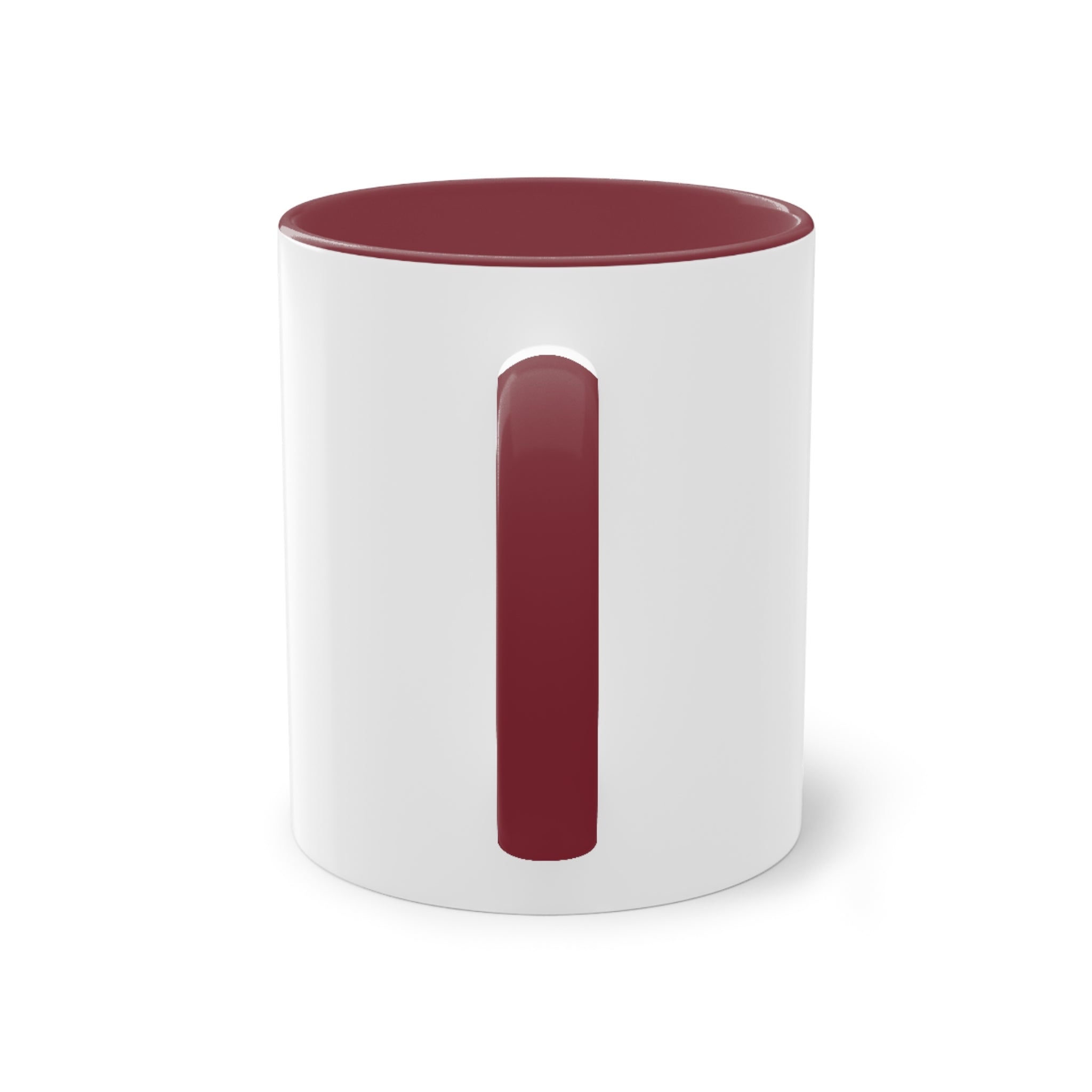 Talk To Me! Two-Tone Coffee Mug – 11oz Bold Typography Conversation Starter