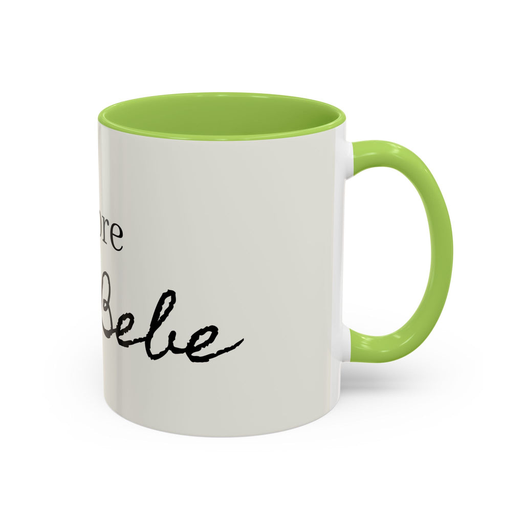 Siempre Mi Bebé Accent Coffee Mug – Spanish Love Quote Ceramic Coffee Cup