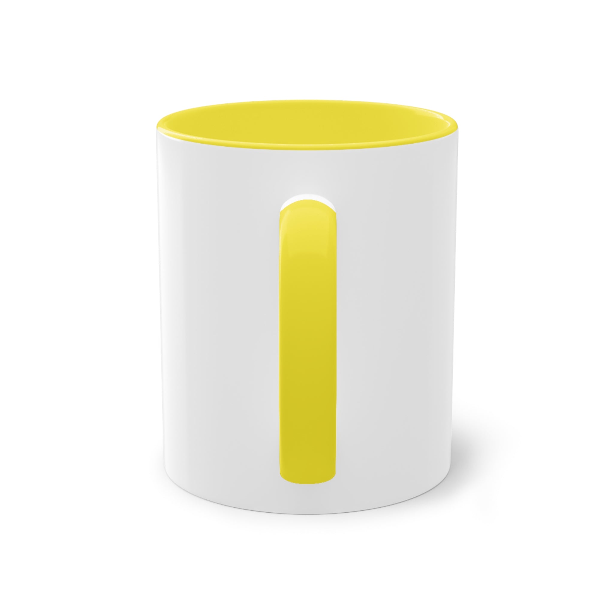 Talk To Me! Two-Tone Coffee Mug – 11oz Bold Typography Conversation Starter