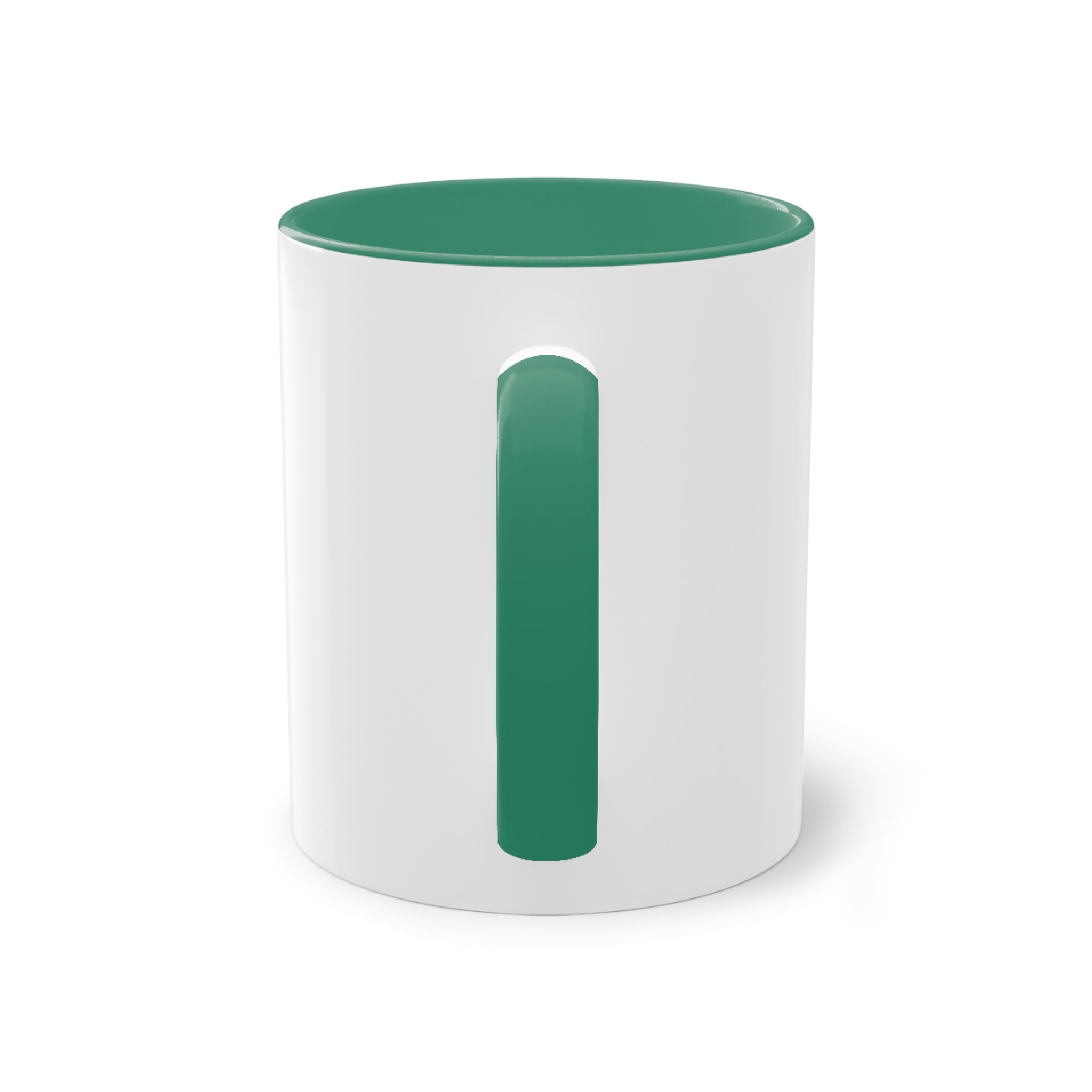 Talk To Me! Two-Tone Coffee Mug – 11oz Bold Typography Conversation Starter