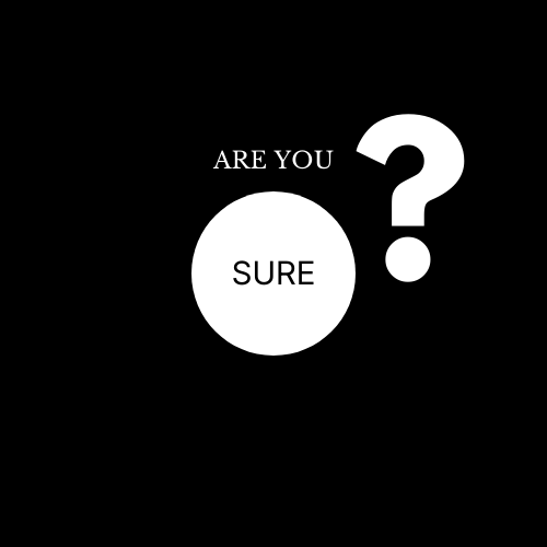 Can Cooler Sleeve — "Are You Real?" Minimalist Question Mark Design