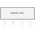 Marry Me Proposal Straw Tumbler | 24oz Thermal Tumbler