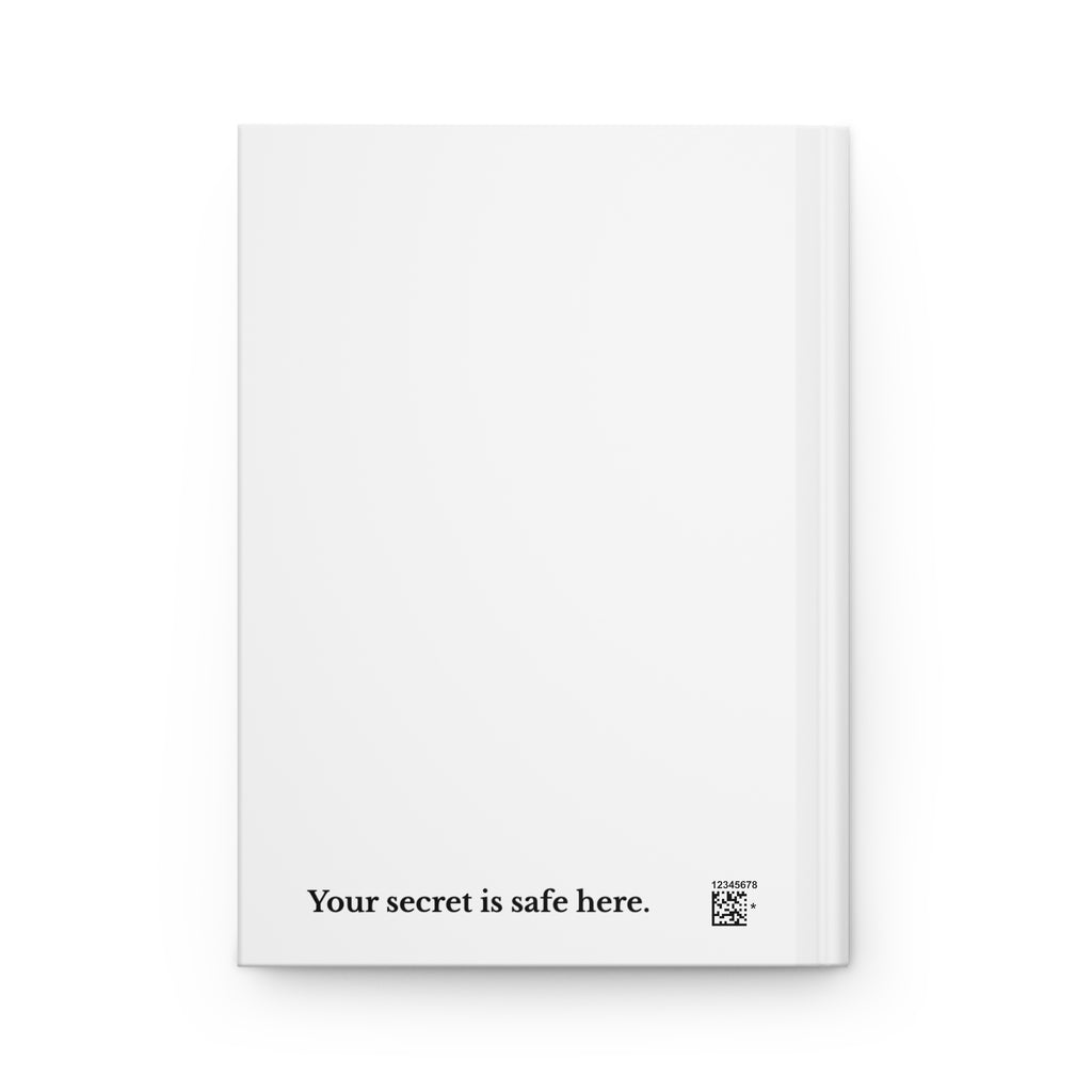 Let It Go Hardcover Journal — "Your secret is safe here" Matte Notebook