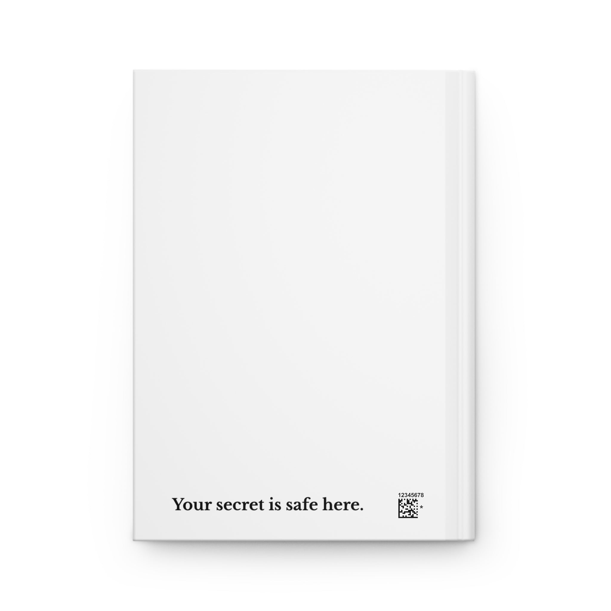 Let It Go Hardcover Journal — "Your secret is safe here" Matte Notebook