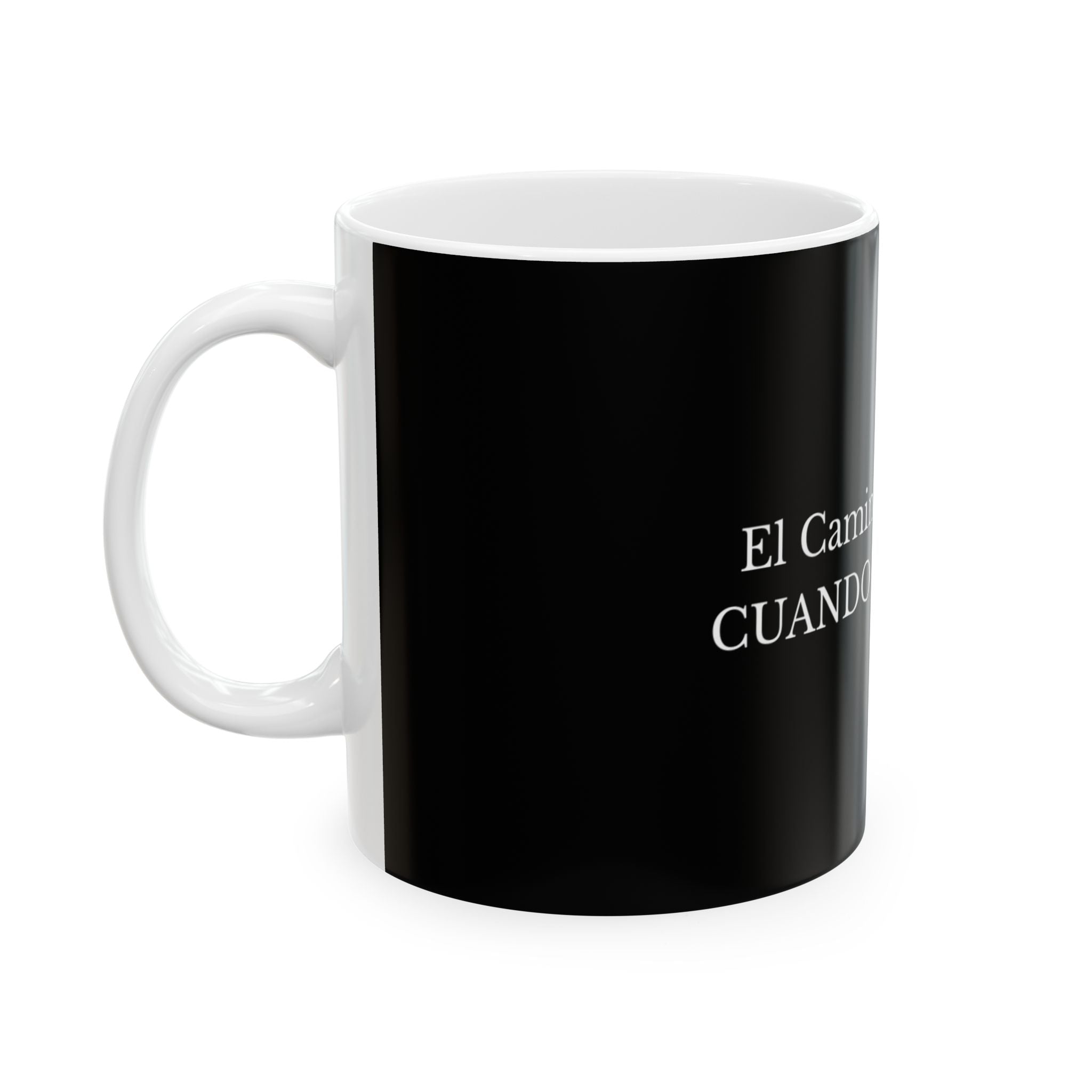 El Camino Florece Cuando No Te Rindes Mug | Spanish Inspirational Coffee Cup