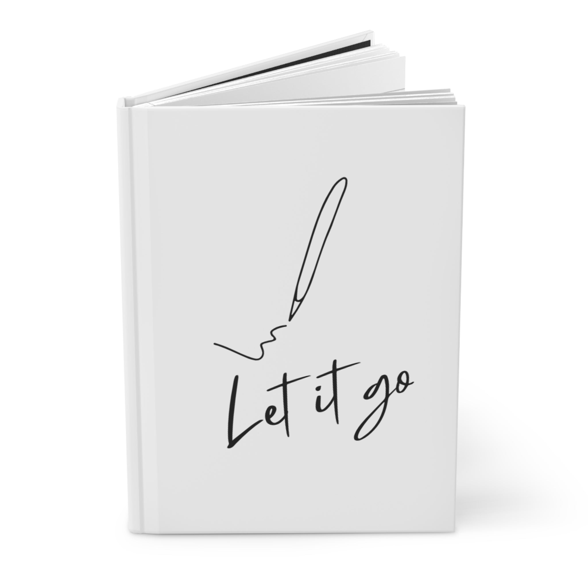 Let It Go Hardcover Journal — "Your secret is safe here" Matte Notebook