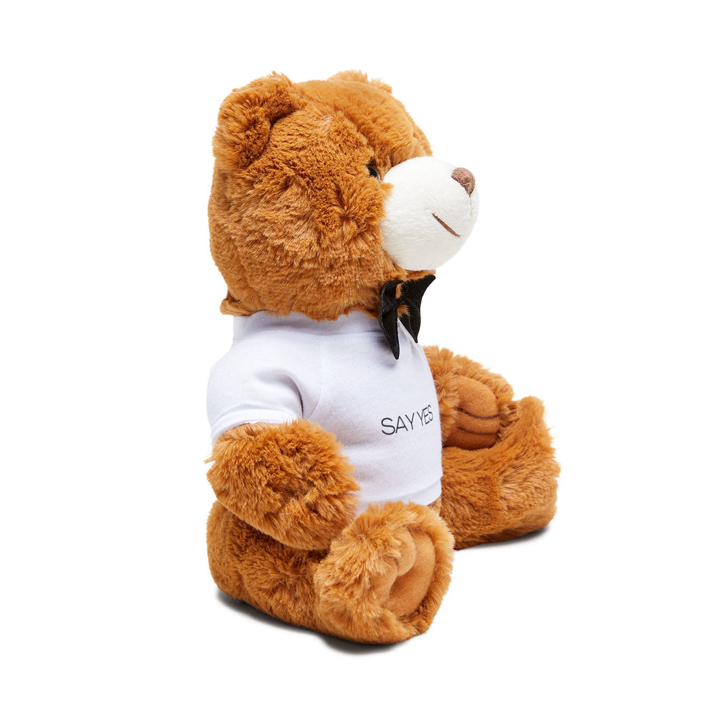 Plush Teddy Bear with "SAY YES" T‑Shirt — Cute Proposal & Romantic Gift Plush