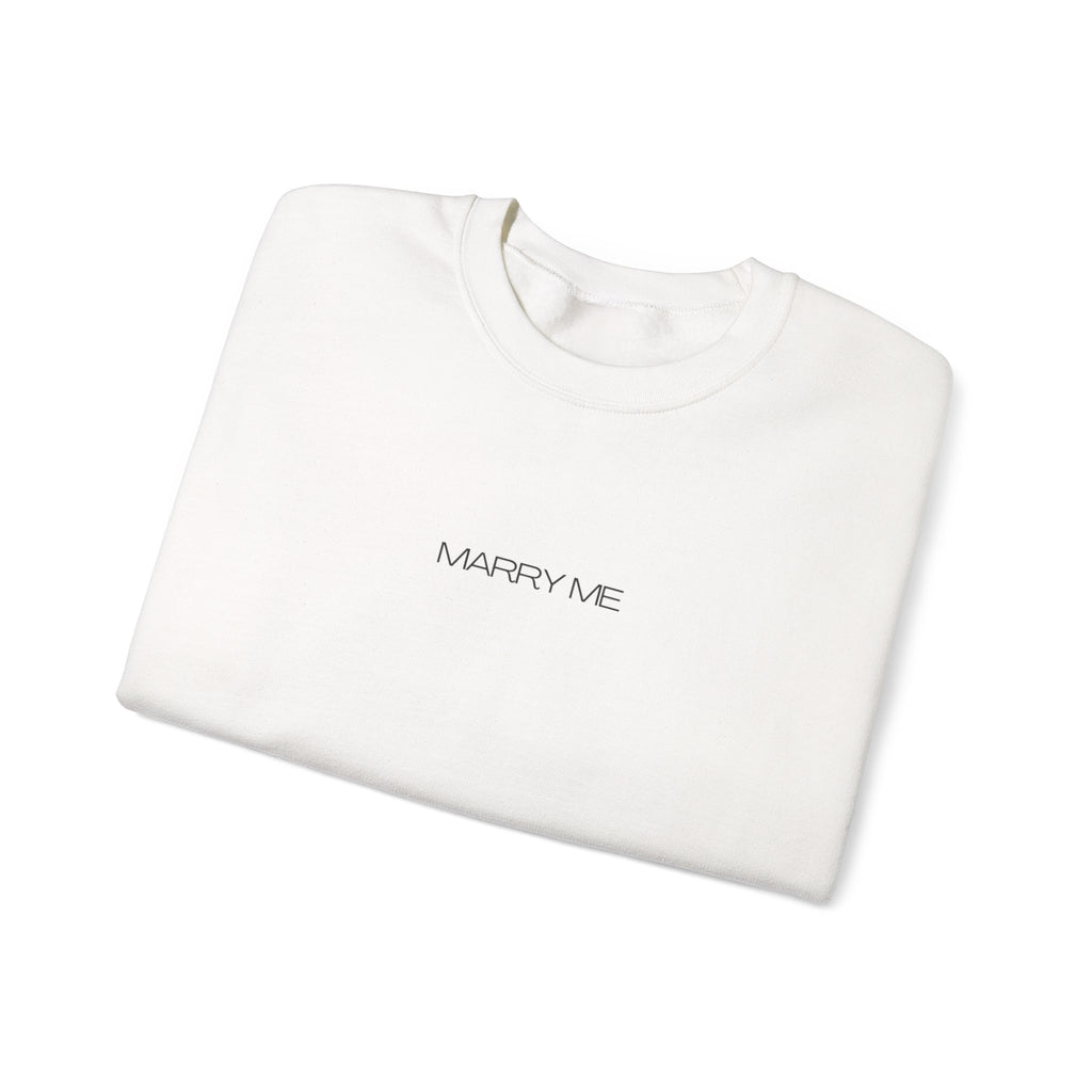 Marry Me sweatshirt | Proposal Script Text Crewneck