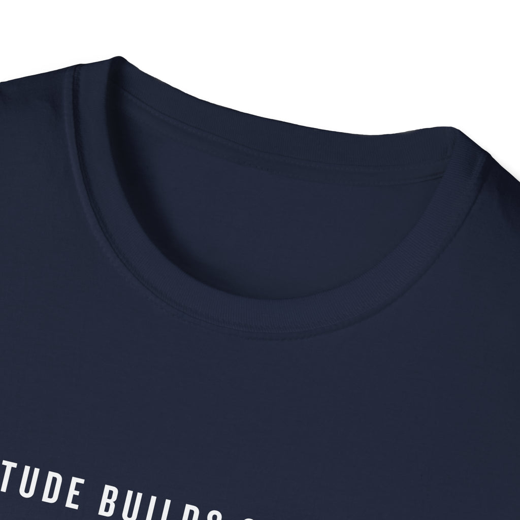 T-Shirt — "Solitude Builds Strength" Minimalist Motivational Tee