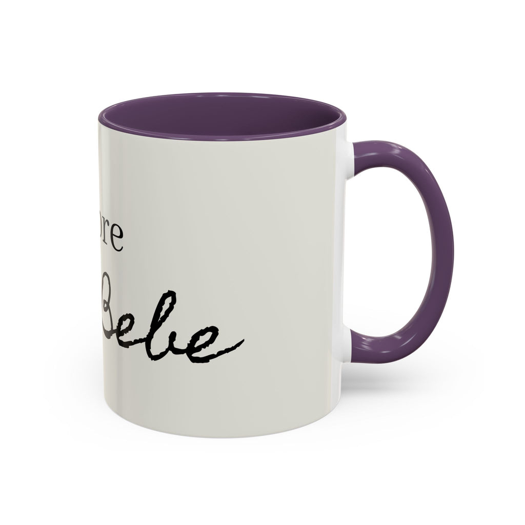 Siempre Mi Bebé Accent Coffee Mug – Spanish Love Quote Ceramic Coffee Cup
