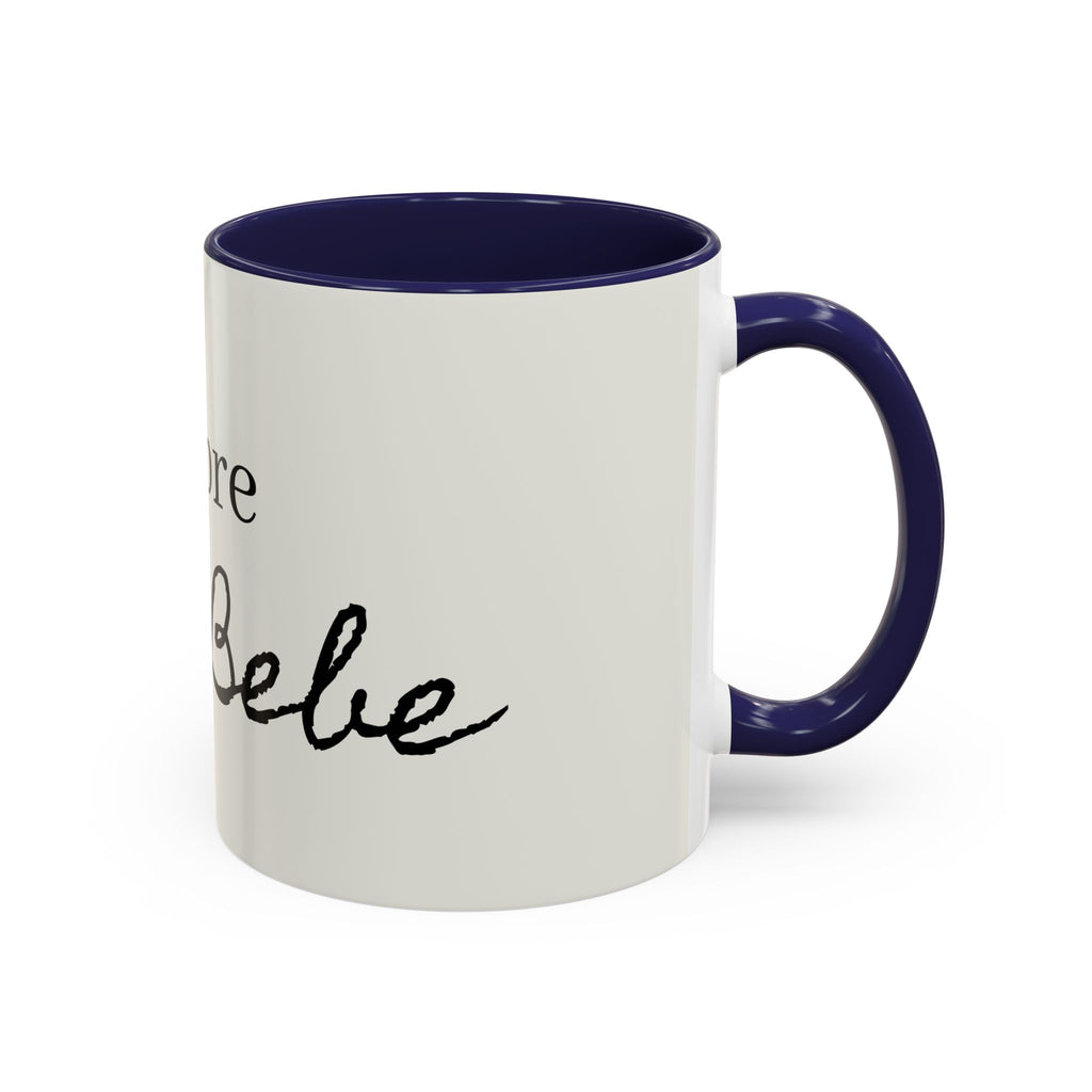 Siempre Mi Bebé Accent Coffee Mug – Spanish Love Quote Ceramic Coffee Cup