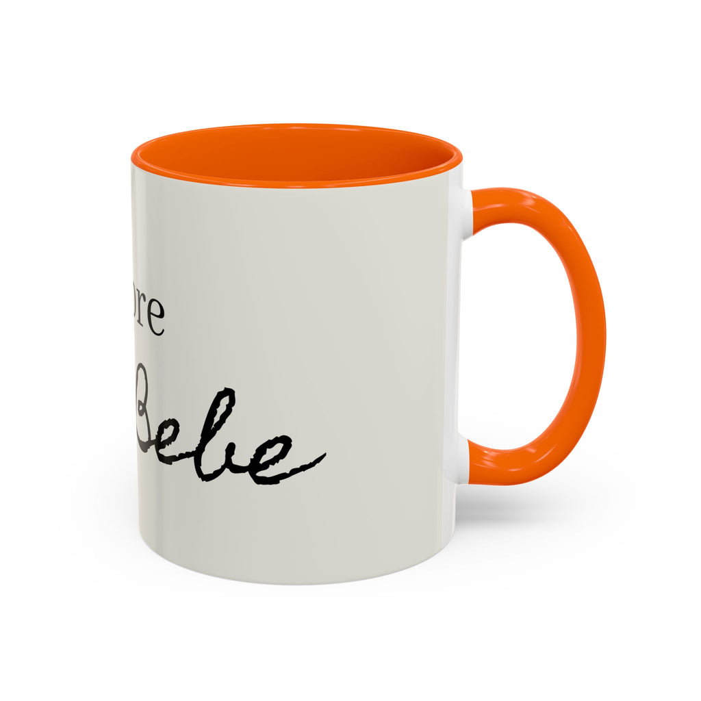 Siempre Mi Bebé Accent Coffee Mug – Spanish Love Quote Ceramic Coffee Cup