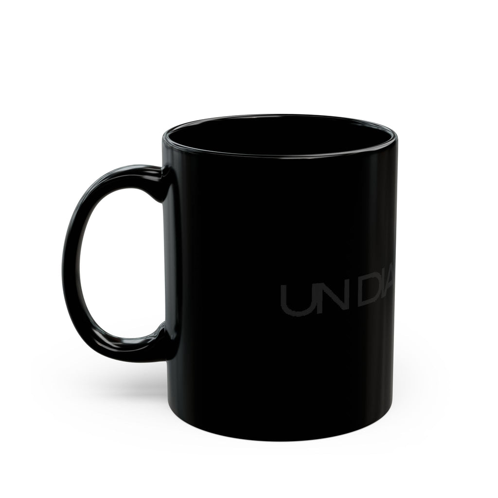 Dia La Voz text black coffee mug | 11oz or 15oz