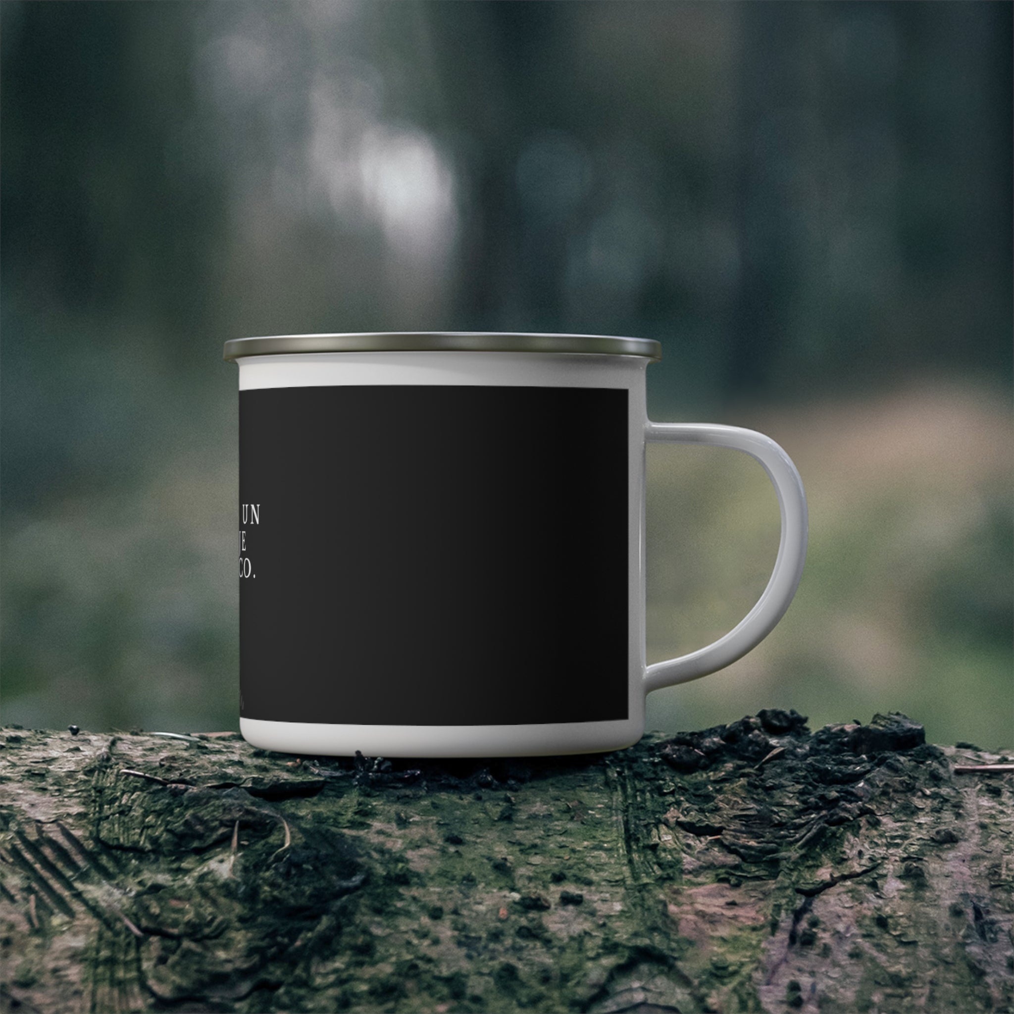 Enamel Mug — "No Eres Un Mensaje Genérico" Spanish Quote Camping Coffee Cup