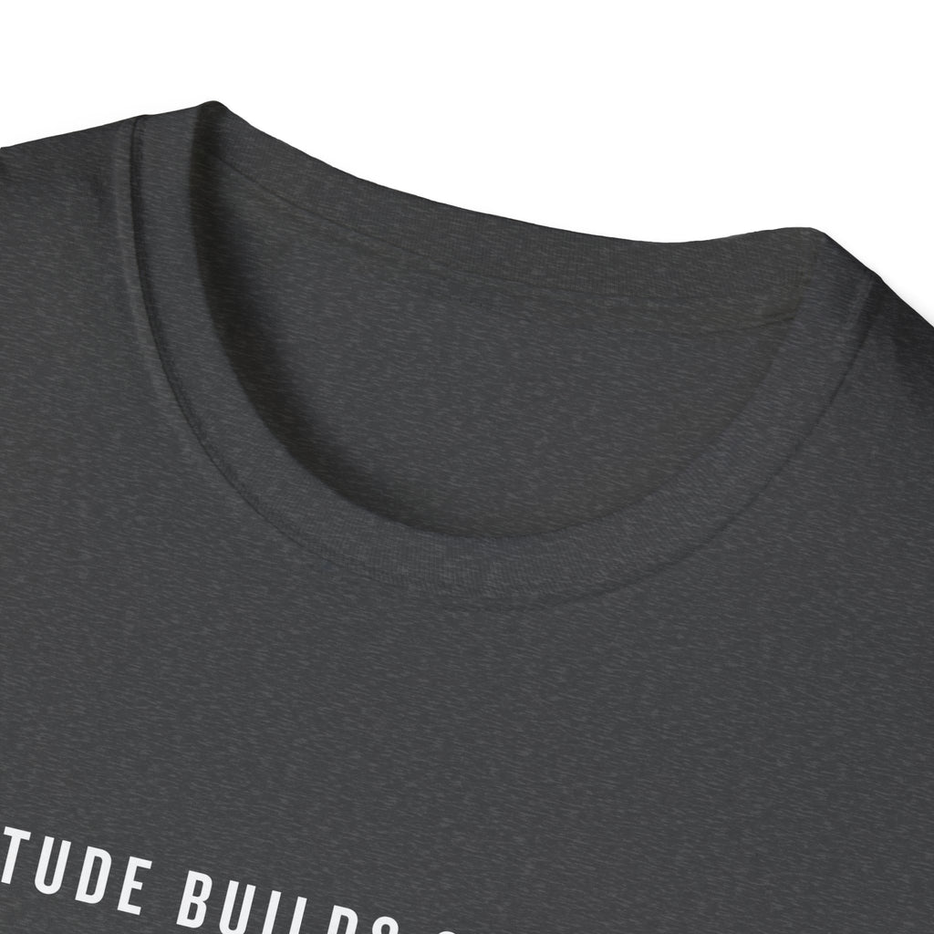 T-Shirt — "Solitude Builds Strength" Minimalist Motivational Tee