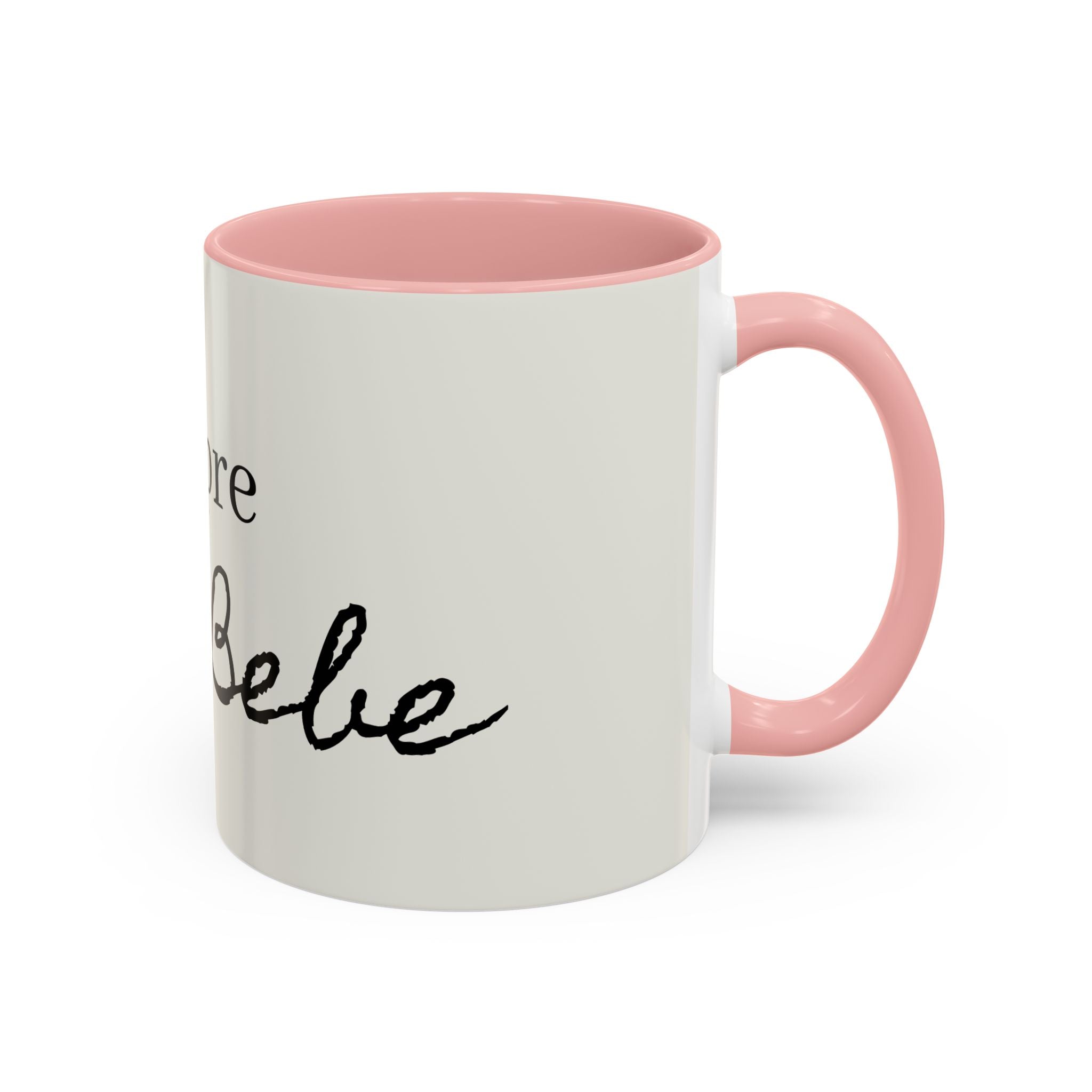 Siempre Mi Bebé Accent Coffee Mug – Spanish Love Quote Ceramic Coffee Cup