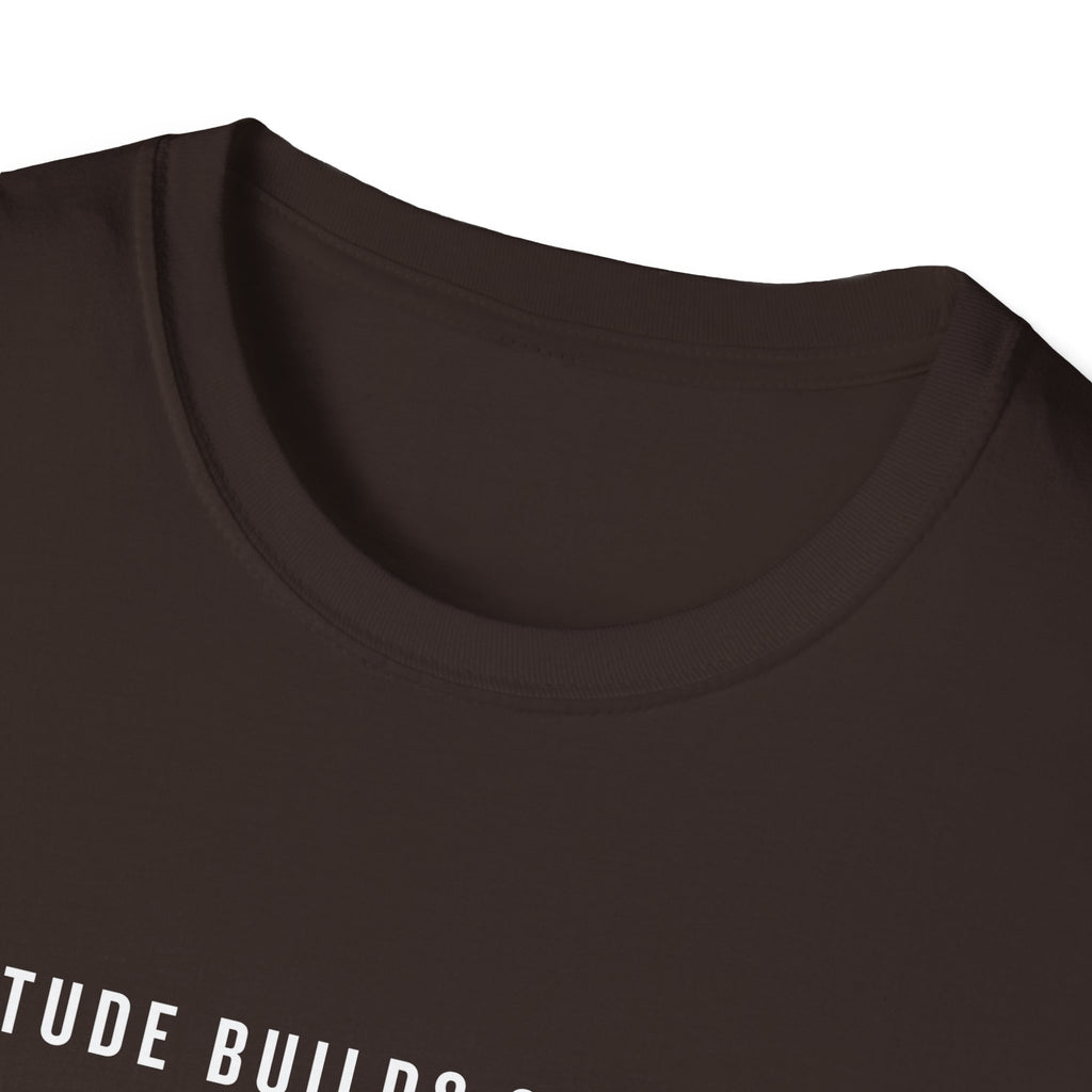 T-Shirt — "Solitude Builds Strength" Minimalist Motivational Tee
