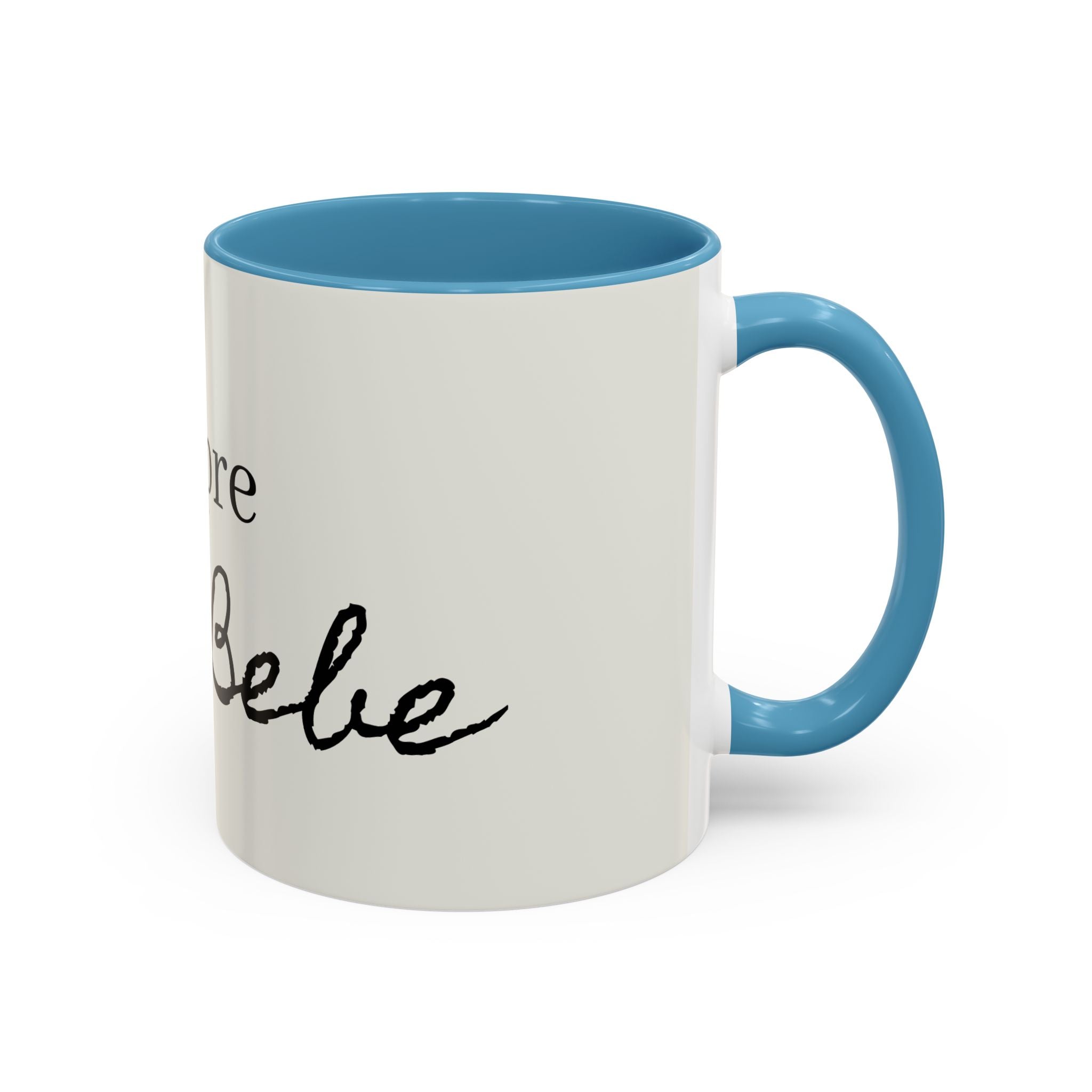 Siempre Mi Bebé Accent Coffee Mug – Spanish Love Quote Ceramic Coffee Cup
