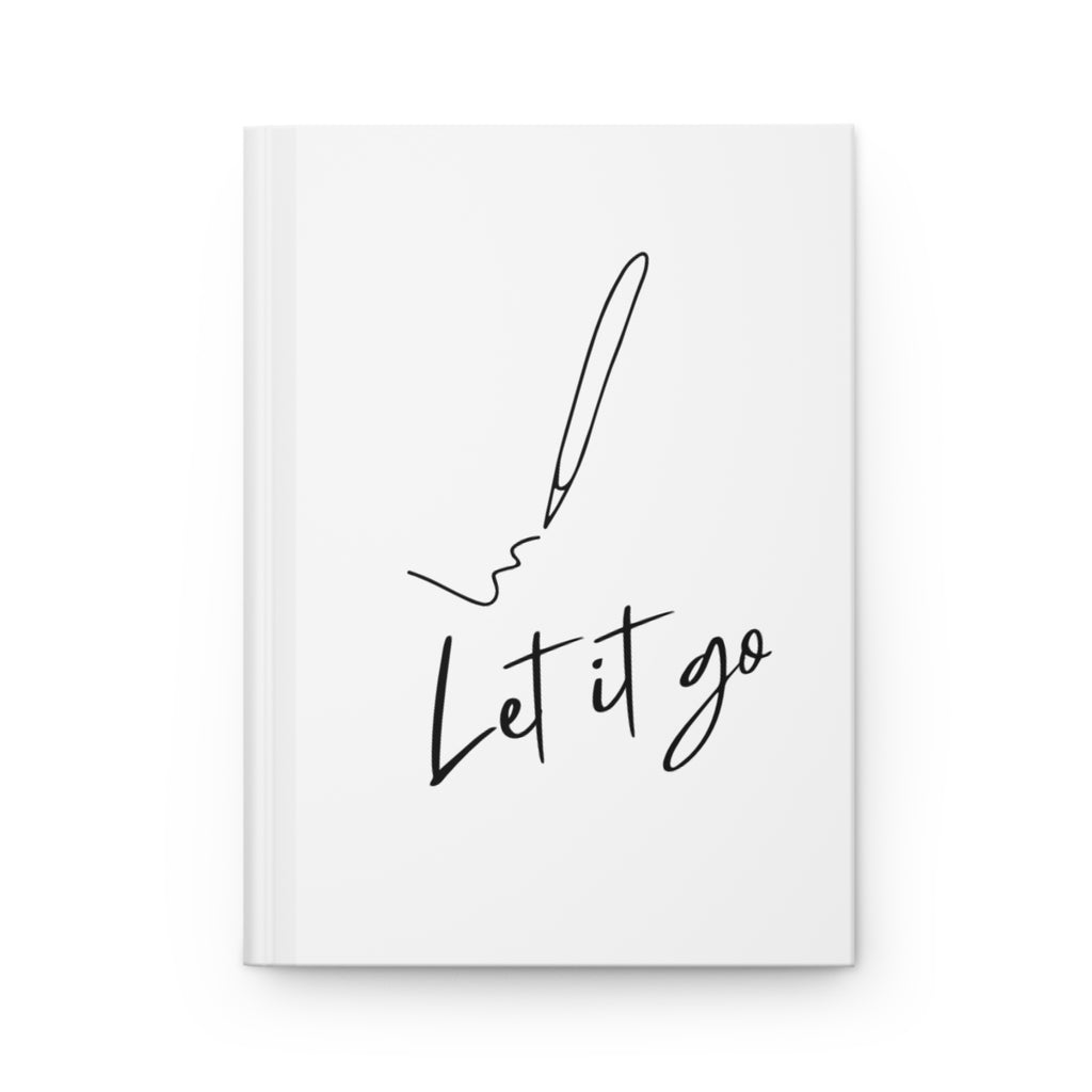 Let It Go Hardcover Journal — "Your secret is safe here" Matte Notebook