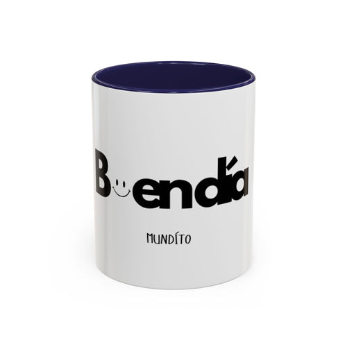 Buendía Mug — Spanish 'Buen Día' Smiley Coffee Cup (11/15oz)
